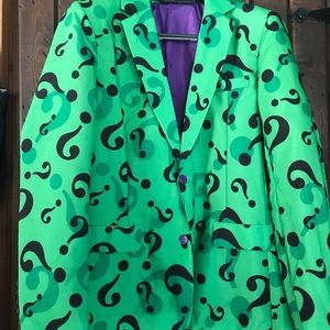 Halloween riddler costume